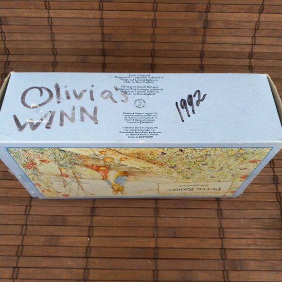 Wedgewood Peter Rabbit 6 Piece Children's Tea Set For 2 Beatrix Potter 1992 - Picture 13 of 14